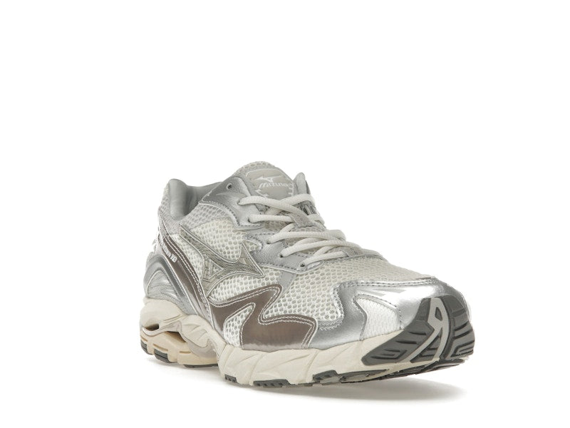Mizuno Wave Rider 10 Metallic Snow White