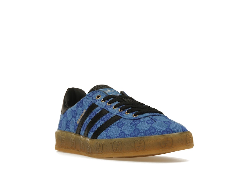 adidas x Gucci Gazelle Blue GG Monogram