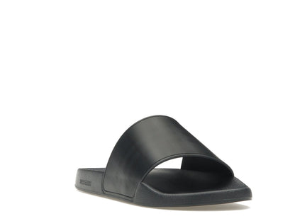 Burberry Embossed Logo Slides Dark Blue