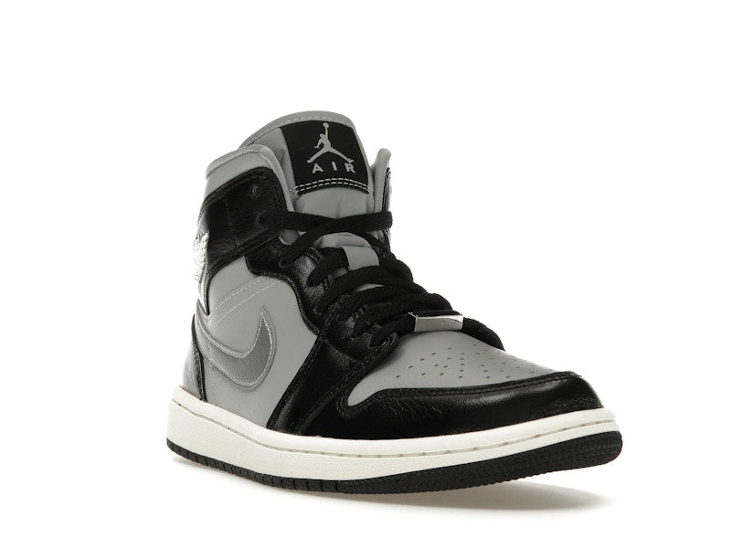 Jordan 1 Mid SE Black Metallic Silver (Women's)