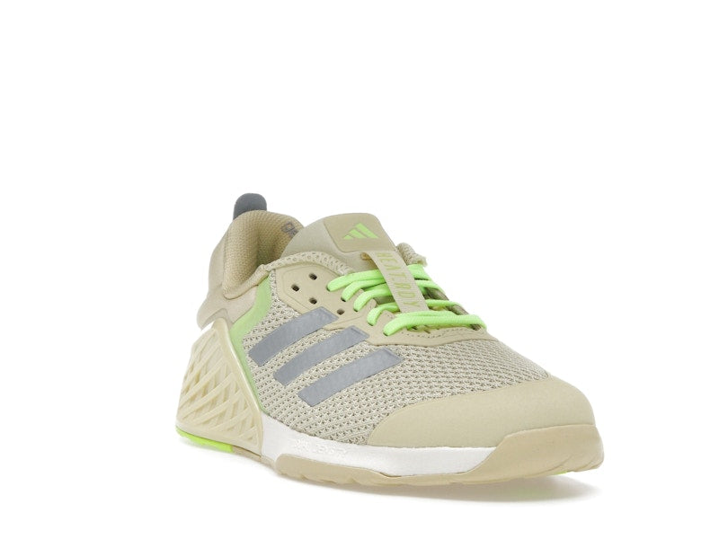 adidas Dropset 3 Strength Powder Yellow Matte Silver Lucid Lemon (Women's)