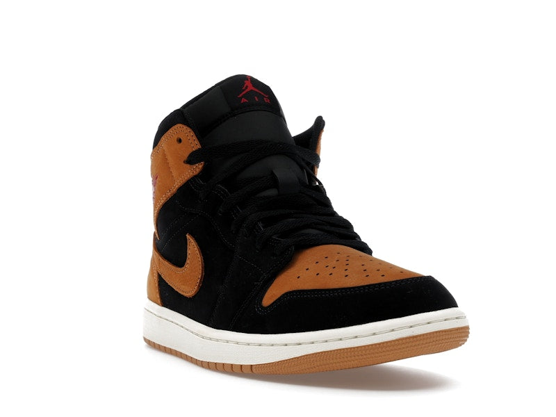 Jordan 1 Mid SE Black Flax