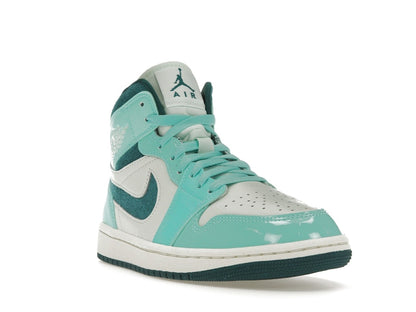 Jordan 1 Mid Chenille Bleached Turquoise (Women's)