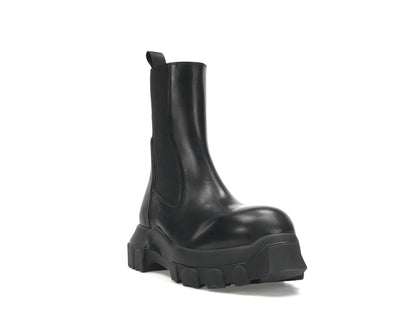 Rick Owens Lido Beatle Bozo Tractor Boots Black