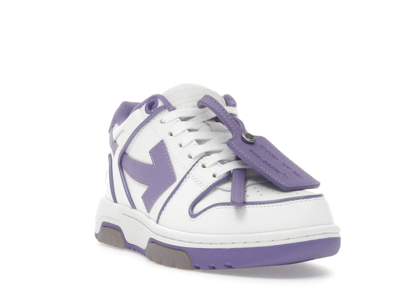 OFF-WHITE Out Of Office OOO Low Tops Outlined White Lilac Purple (Women's)