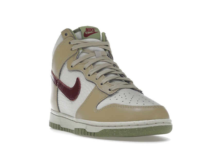 Nike Dunk High Tumbled Tan White Brown (Women's)