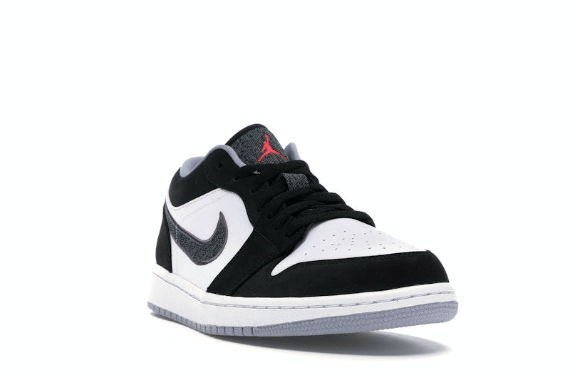 Jordan 1 Low Black White Wolf Grey Infrared 23
