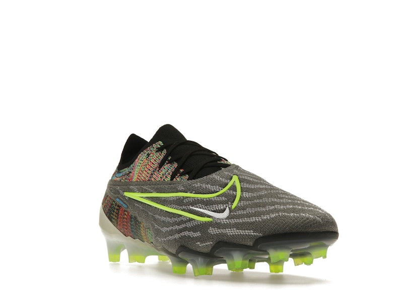 Nike Gripknit Phantom GX Elite Fusion FG Black White Blue Glow Volt