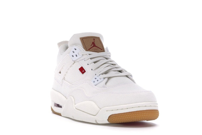 Jordan 4 Retro Levi's White (GS) (Blank Tag)