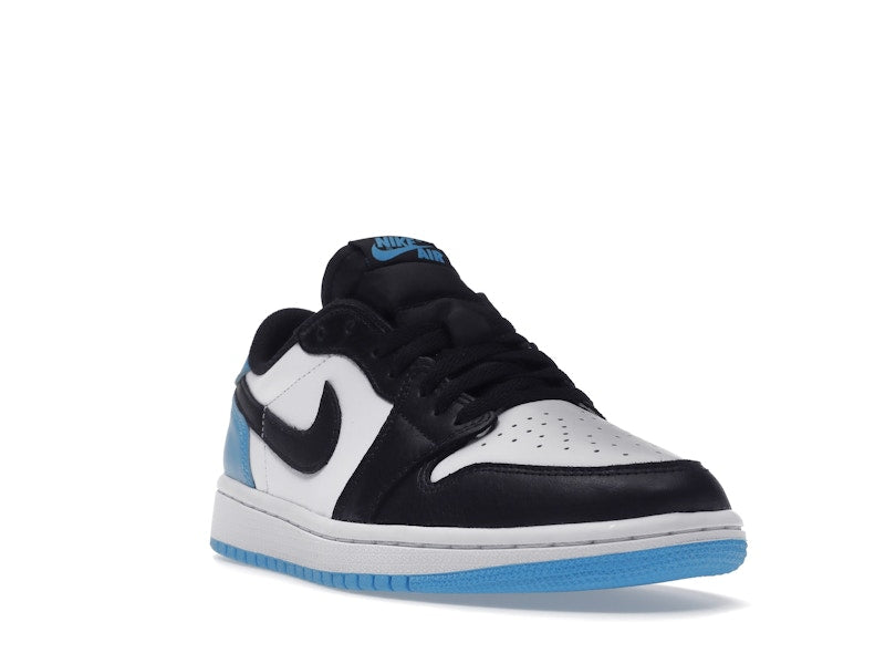 Jordan 1 Retro Low OG Black Dark Powder Blue (Women's)