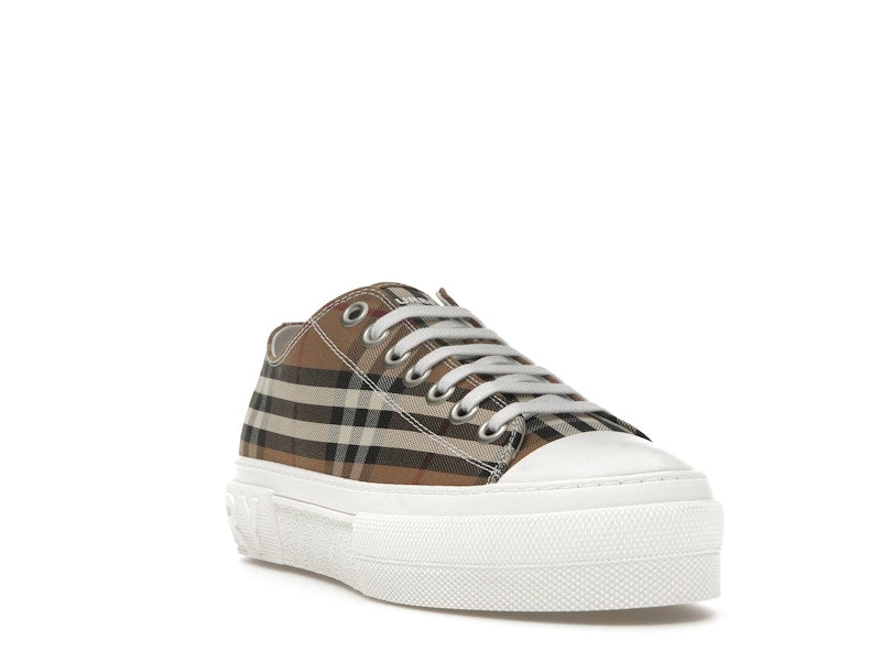 Burberry Vintage Check Cotton Sneakers Birch Brown