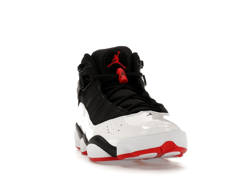 Jordan 6 Rings Black White Varsity Red