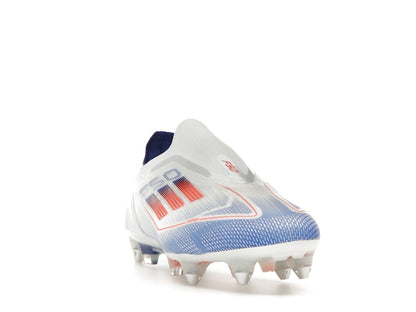 adidas F50 Elite Laceless SG Cloud White Solar Red Lucid Blue
