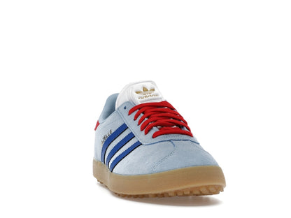 adidas Gazelle Spikeless Golf Clear Sky Royal Better Scarlet