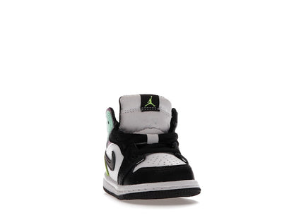 Jordan 1 Mid Pastel Black Toe (TD)