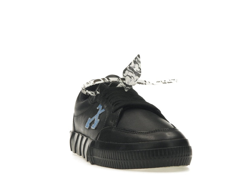 OFF-WHITE Vulc Low Black/Blue Leather SS21