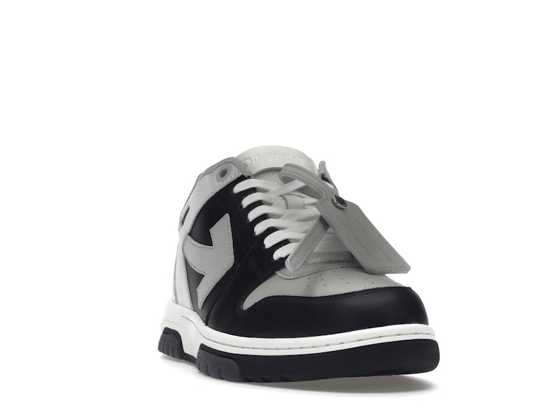 OFF-WHITE Out Of Office OOO Low Tops Light Grey Black