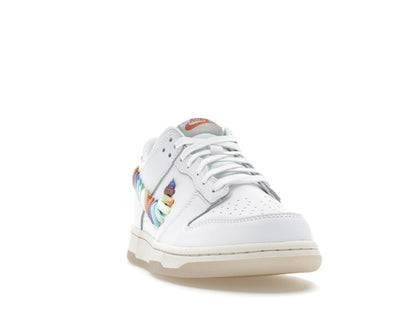 Nike Dunk Low SE Rainbow Lace Swoosh White (GS)