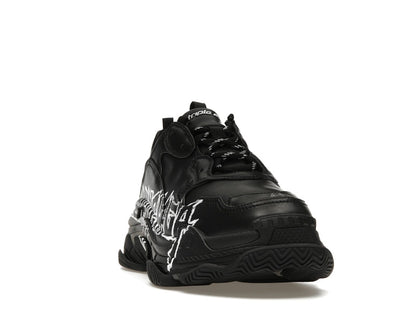 Balenciaga Triple S DIY Metal Artwork Black