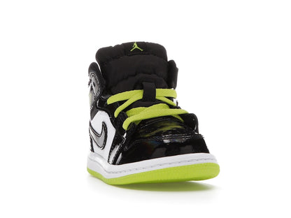 Jordan 1 Mid Black Cyber Mystic Green (TD)