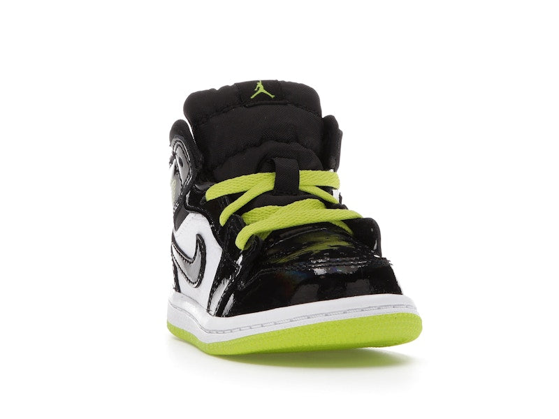 Jordan 1 Mid Black Cyber Mystic Green (TD)