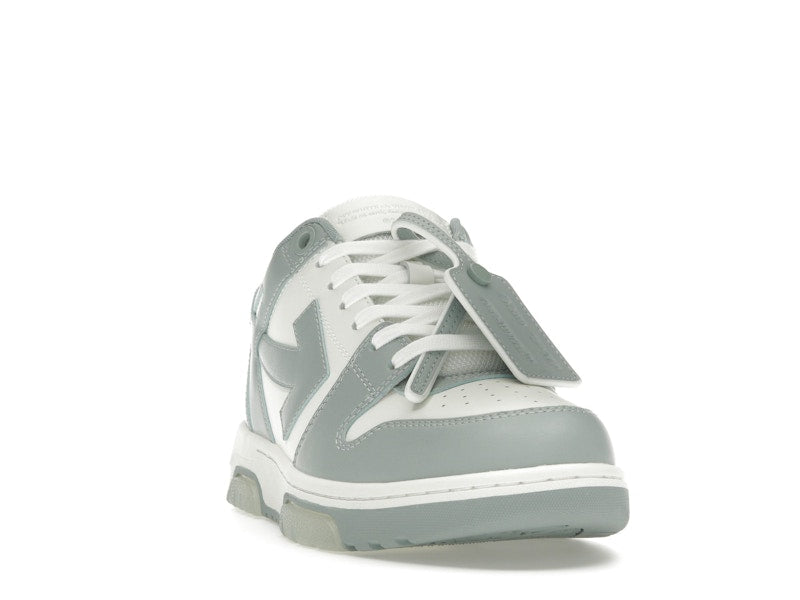 OFF-WHITE Out Of Office OOO Low Tops White Grey