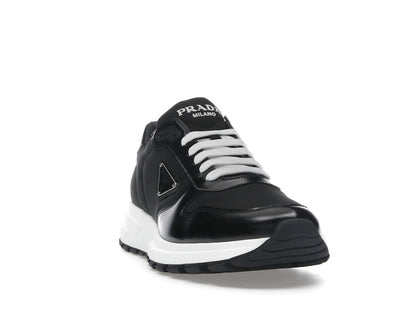 Prada PRAX 01 Sneakers Re-Nylon Brushed Leather Black White