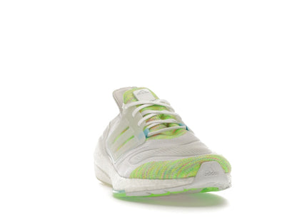 adidas Ultra Boost 22 White Bliss Blue Solar Green