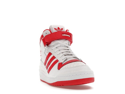 adidas Forum Mid Cloud White Vivid Red