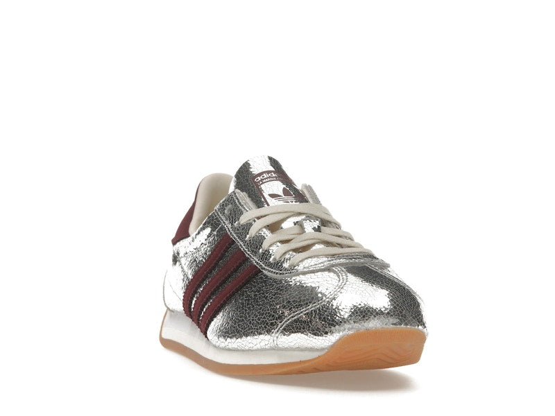 adidas Country OG Silver Metallic Maroon (Women's)
