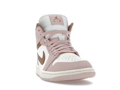 Jordan 1 Mid Pink Oxford Brown (Women's)