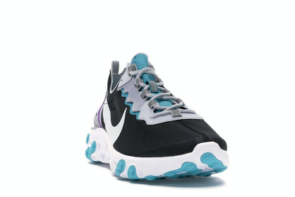 Nike React Element 55 Black Pure Platinum Teal Nebula