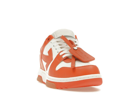 OFF-WHITE Out Of Office OOO Low Tops White Orange