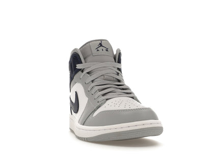 Jordan 1 Mid Wolf Grey Midnight Navy