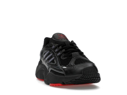 adidas Ozmillen Core Black Grey Better Scarlet