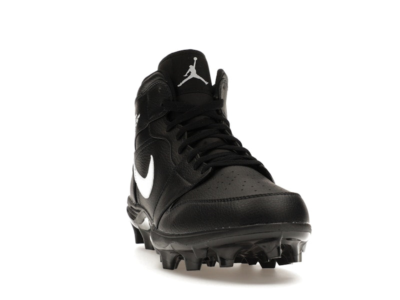Jordan 1 Mid TD Cleat Black White