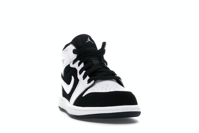 Jordan 1 Mid White Black (PS)