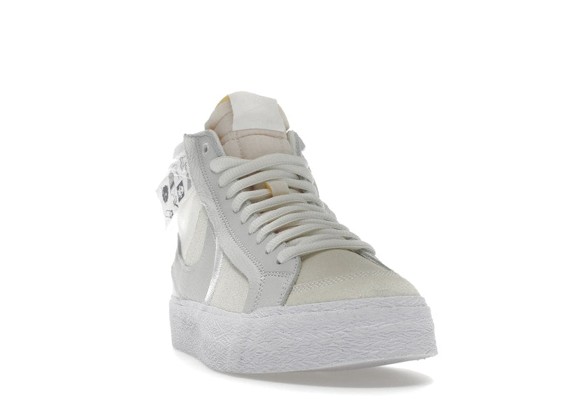 Nike SB Blazer Mid Warning Label Summit White
