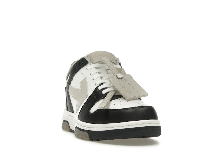 OFF-WHITE Out Of Office OOO Low Tops Black Beige