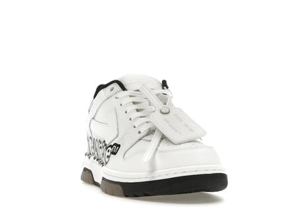 OFF-WHITE Out Of Office OOO Low Tops "Off-White" White Black