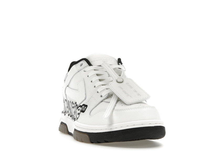OFF-WHITE Out Of Office OOO Low Tops "Off-White" White Black