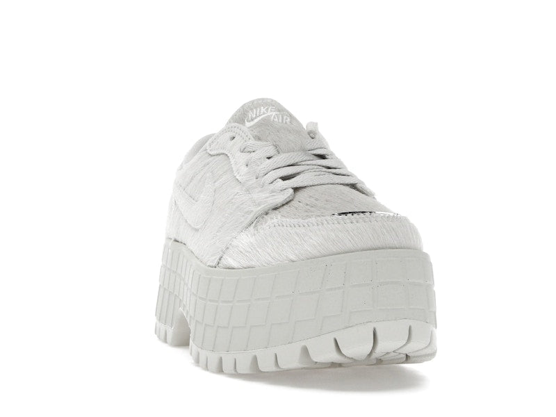 Jordan 1 Low Brooklyn Light Bone Metallic Silver (Women's)
