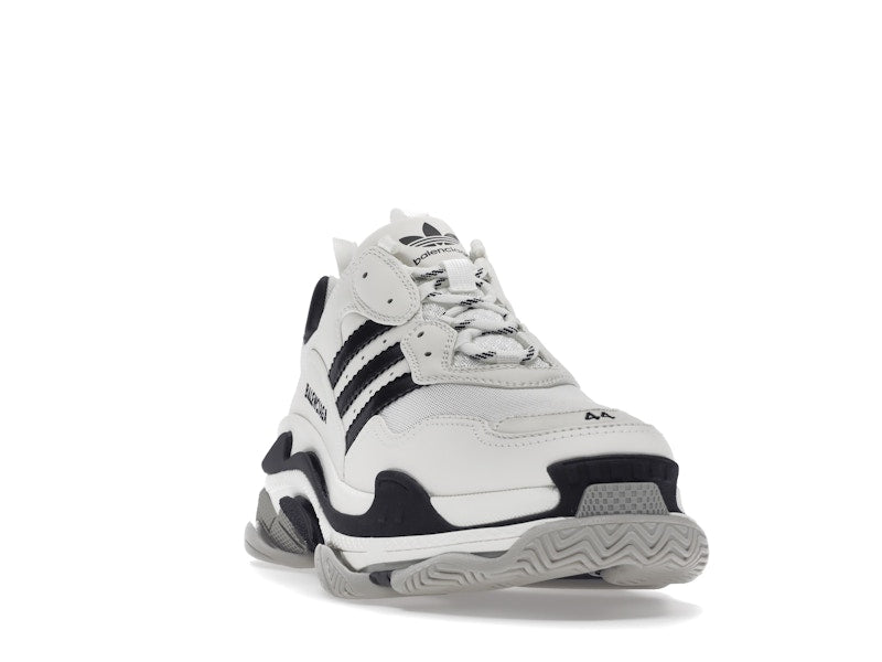 Balenciaga x adidas Triple S White Black