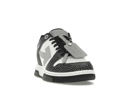 OFF-WHITE Out Of Office OOO Low Tops Black Grey with Dots