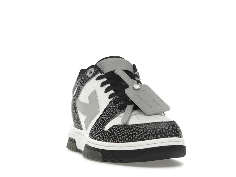 OFF-WHITE Out Of Office OOO Low Tops Black Grey with Dots