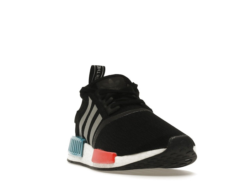 adidas NMD R1 Black Silver Solar Red