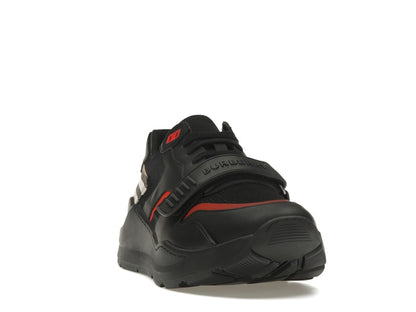 Burberry Check Suede Leather Sneakers Vintage Check-print Black