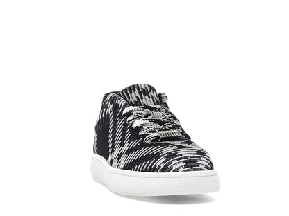 Burberry Check Knit Box Sneaker Black White (Women's)