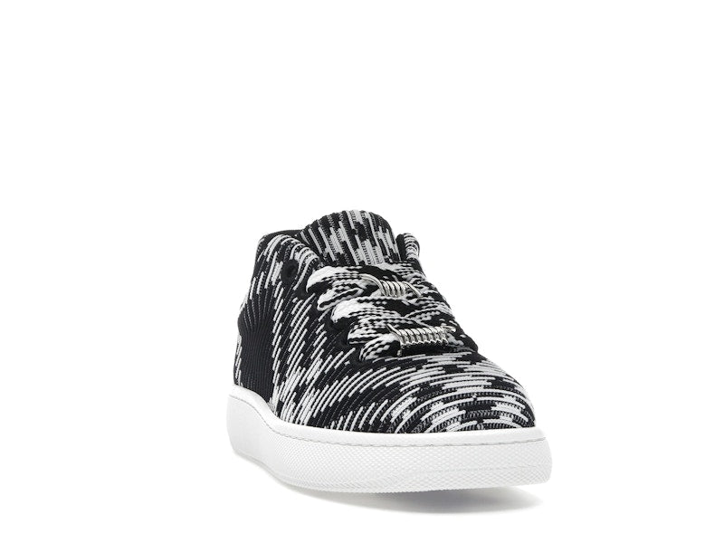 Burberry Check Knit Box Sneaker Black White (Women's)