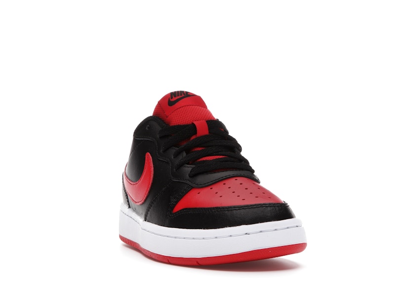 Nike Court Borough Low 2 Black University Red (GS)